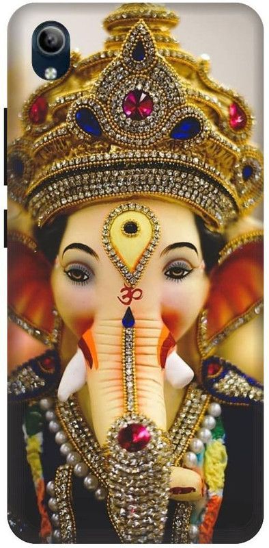 PHONE WALEY.COM Back Cover for VIVO Y90 , VIVO 1908 ,Ganesh Ji,Gabpati,bapa,Printed back cover  (Multicolor, Hard Case, Pack of: 1)