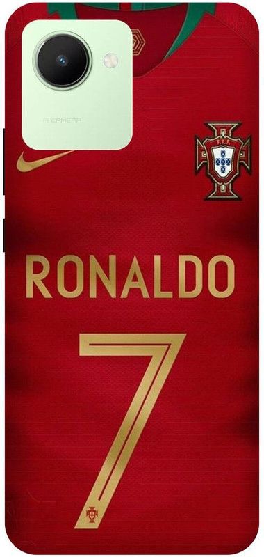 FRONK Back Cover for realme C30s, RMX3690, CRISTIANO, RONALDO, FOOTBALL, PLAYER, JUVENTUS  (Red, Hard Case, Pack of: 1)