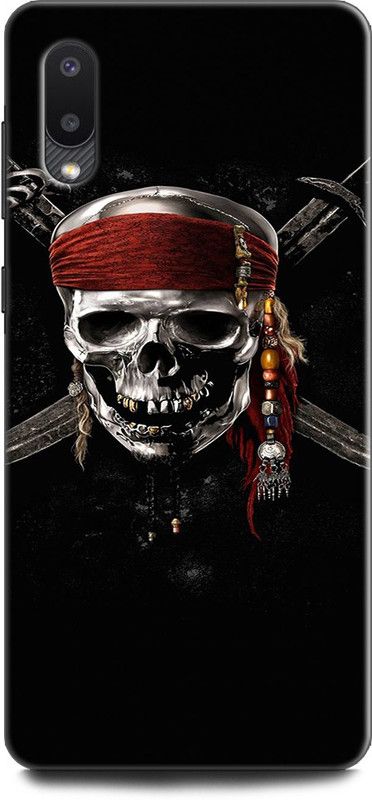Afterglow Back Cover for SAMSUNG Galaxy M02 GHOST RIDER, BLUE FKLAME, FIRE, SKULL  (Multicolor, Shock Proof, Pack of: 1)