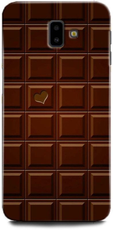 Afterglow Back Cover for SAMSUNG Galaxy J6 Plus CHOCOLATE, DORACAKE, CHOCO, SWEET, CREAM, BROWN, FOOD  (Multicolor, Shock Proof, Pack of: 1)