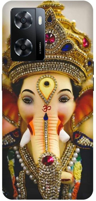 Dimora Back Cover for realme narzo 50 5G, GANESHJI GANESHA GODGANPATI BAPPAMORIYA  (Multicolor, Hard Case, Pack of: 1)
