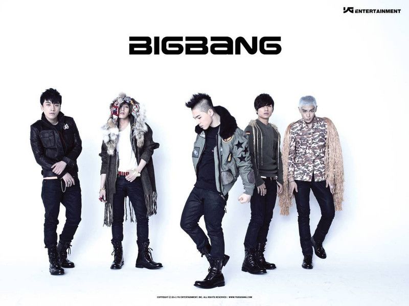 Music Big Bang Band (Music) South Korea ON HI QUALITY LARGE PRINT 36X24 INCHES Photographic Paper  (36 inch X 24 inch, Rolled)