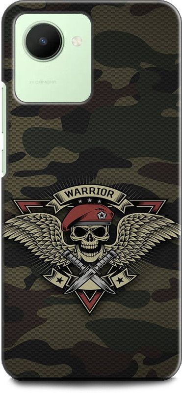 WallCraft Back Cover for Realme Narzo 50i Prime, RMX3506 ARMY, WARRIOR TEXTURE, UNIFORM, MILITARY, COMO  (Multicolor, Dual Protection, Pack of: 1)