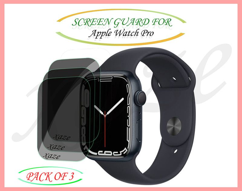 XAZE Screen Guard for Apple Watch Pro  (Pack of 3)