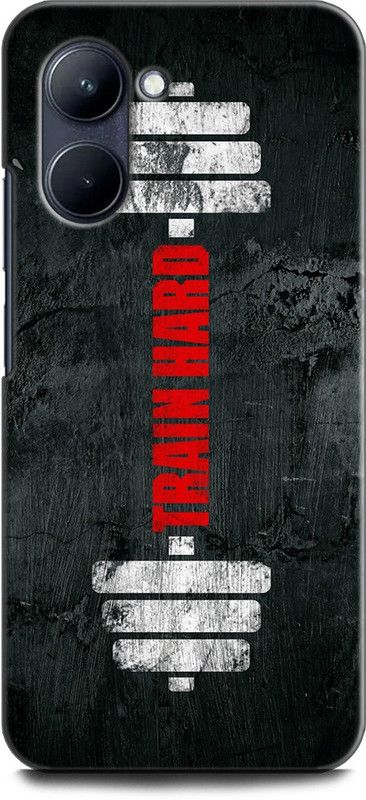 WallCraft Back Cover for Realme C33, RMX3624 TRAIN HARD, GYM, DARK, INSPIRATION, POSITIVE  (Multicolor, Dual Protection, Pack of: 1)