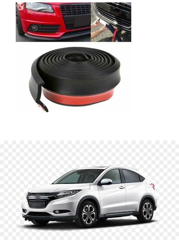 XZRTZ  Universal Front Bumper SKIRTING Kit，Front Bumper Lip Splitter Spoiler Side Skirt for Car DIY Decoration 70 Car Side Beading  (Black)