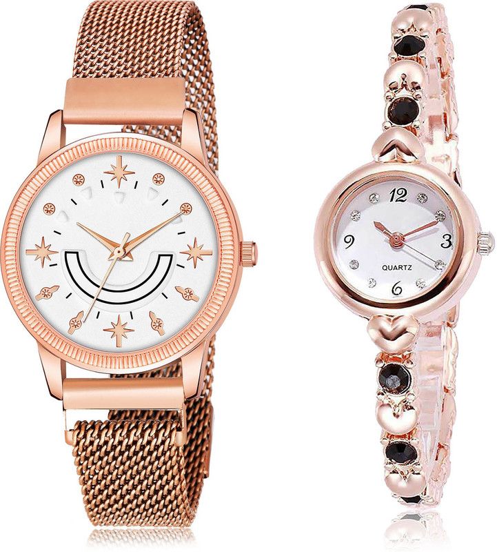 Analog Watch - For Women Contemporary Fashionable 2 Watch Combo For Women And Girls - GW70-G455