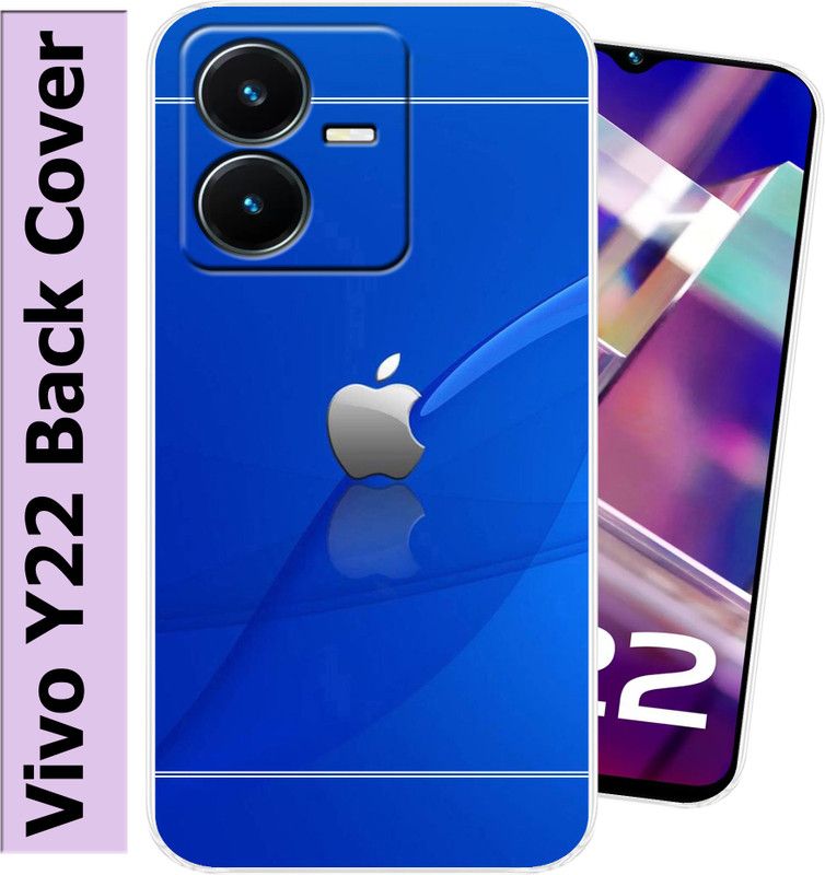 Hostprint Back Cover for Vivo Y22  (Multicolor, Flexible, Silicon, Pack of: 1)