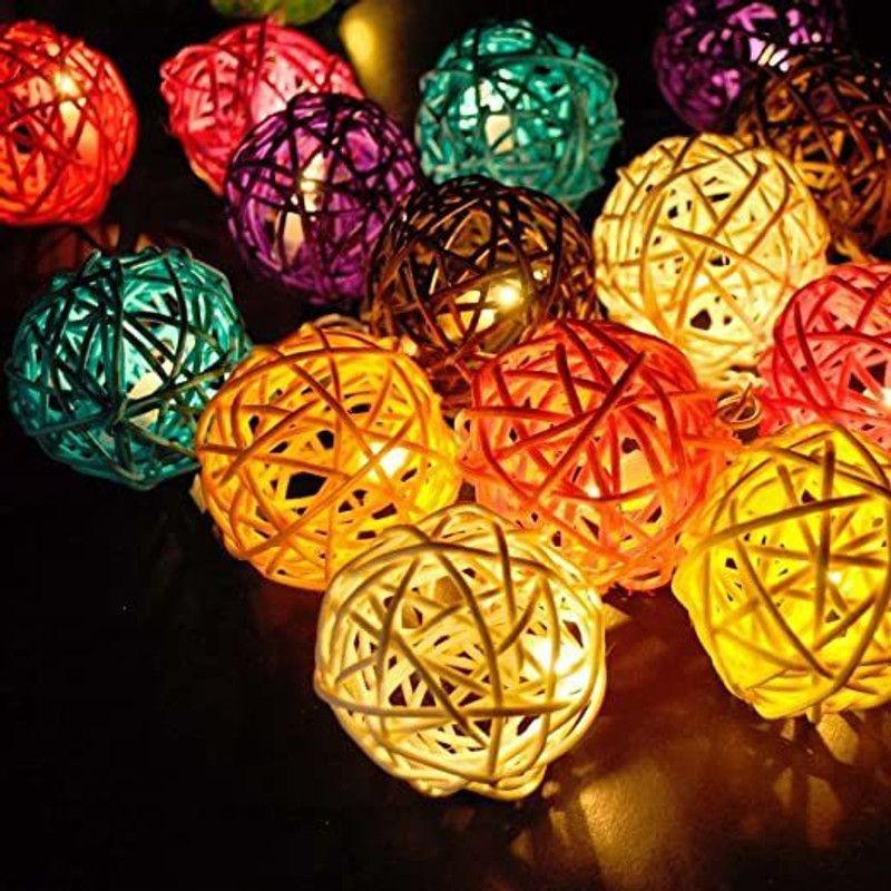 Veraa 16 LEDs 2 m Multicolor Rice Lights  (Pack of 1)