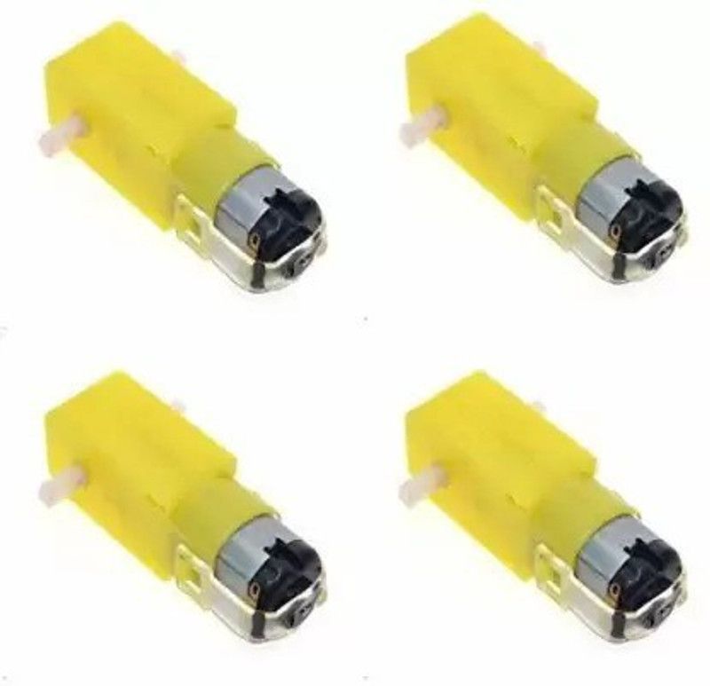 SSV CARE 4 PCS BO Motor Dual shaft Smart Car Robot Gear Motor for Arduino Motor Control Electronic Hobby Kit