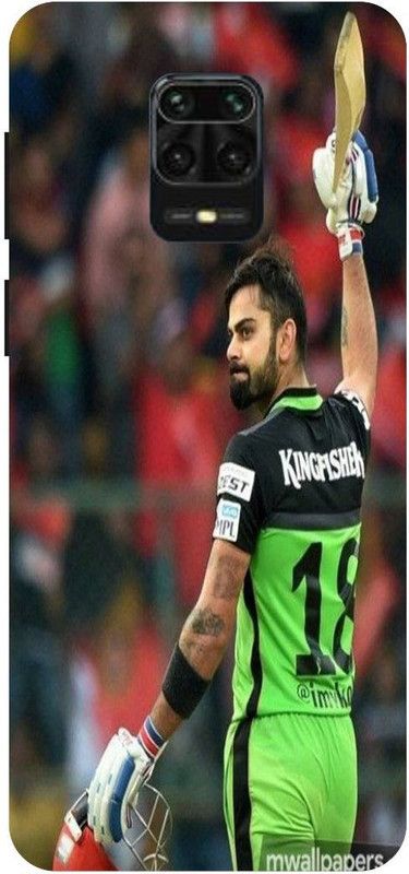 THE NARAYANA COLLECTIONS Back Cover for REDMI NOTE 10 LITE-VIRAT,KOHLI,INDIAN,CRICKETER,IPL  (Multicolor, Hard Case, Pack of: 1)