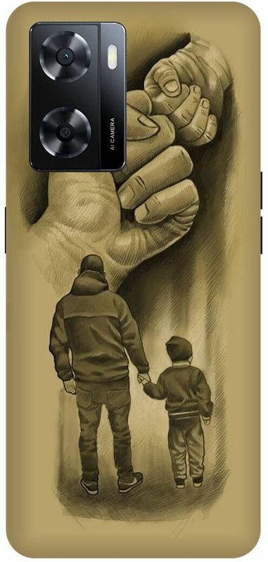 Dimora Back Cover for OPPO A 57e ,FATHER SON LOVE REPECT LOVE  (Multicolor, Hard Case, Pack of: 1)