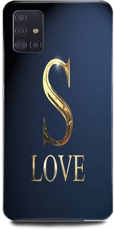 MP ARIES MOBILE COVER Back Cover for SAMSUNG Galaxy M51, S letter S alphabet S love S name  (Multicolor, Hard Case, Pack of: 1)