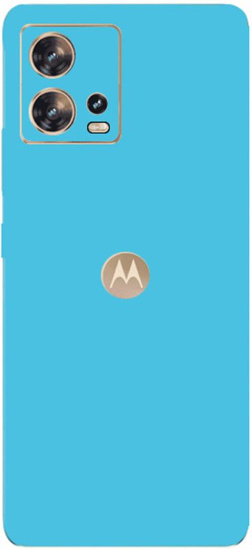 LAMHA Motorola G72, motorola g72 Mobile Skin  (Ultra Super Sky Blue Matte With High Matte Finish.)