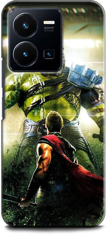 WallCraft Back Cover for Vivo Y35, V2205 HULK, ANGRY HULK, MARVEL, AVENGERS, SUPERHERO  (Multicolor, Dual Protection, Pack of: 1)