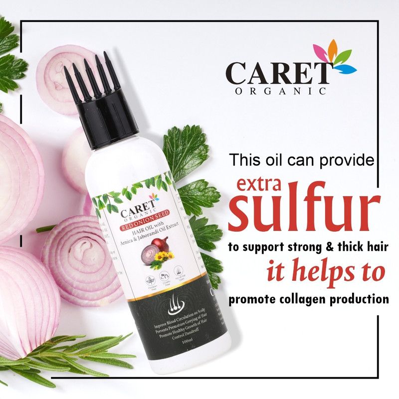 Caret Organic Honey & Almond Body Lotion (250ml) AND Onion Oil (100ml) Hair Oil  (350 ml)
