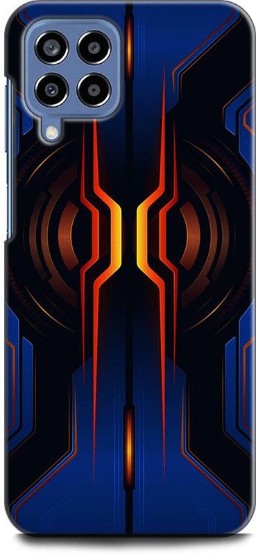WallCraft Back Cover for SAMSUNG Galaxy M33 5G BLACK SHARK, ABEJ, RED EDGE, VALOR, TEXTURE, ABSTRACT  (Multicolor, Dual Protection, Pack of: 1)