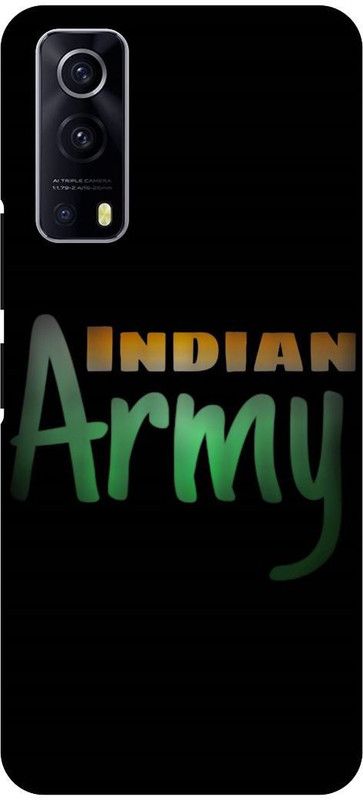 THE NARAYANA COLLECTIONS Back Cover for IQOO Z3- V2073A-FOGI,INDIAN,ARMY,SOLDIER  (Multicolor, Hard Case, Pack of: 1)