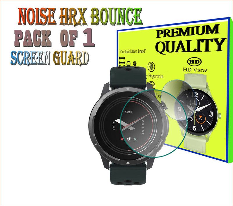 Daffin Edge To Edge Screen Guard for Noise HRX Bounce  (Pack of 1)