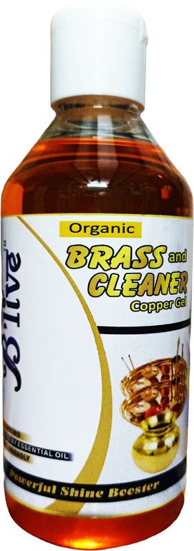 BLIVE Instant Brass Copper Metal Cleaning Gel 250 ML, Organic Dishwash Metal Cleaner Dish Cleaning Gel  (Citrus, 250 ml)