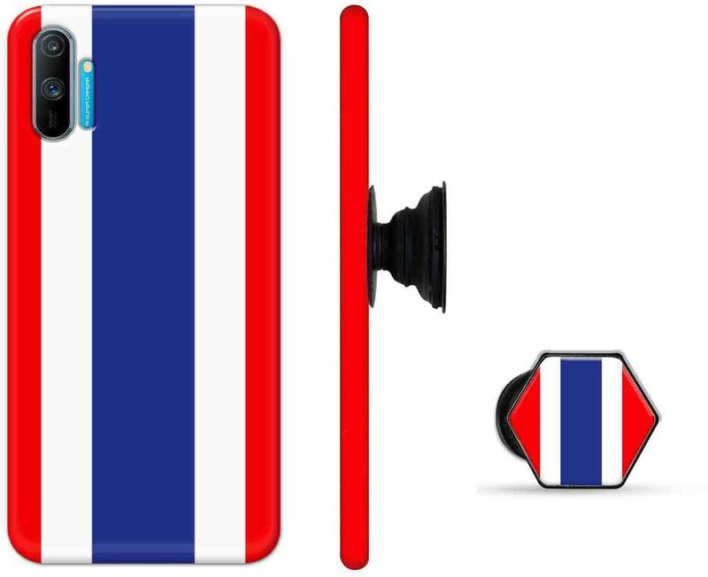 CaseSquad Back Cover for Realme C3  (Multicolor, Cases with Holder, Pack of: 2)