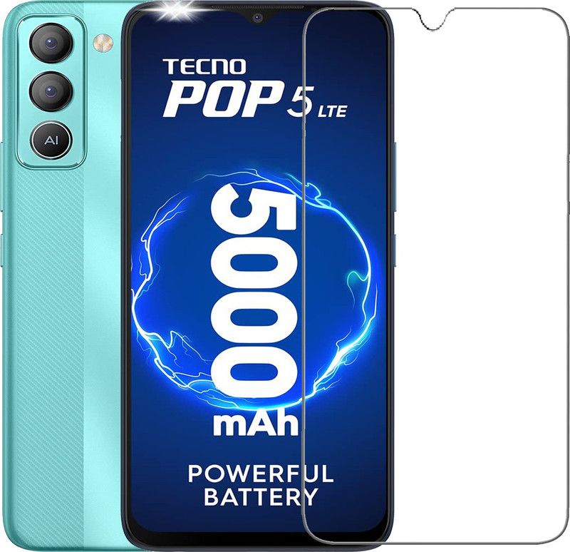 NSTAR Tempered Glass Guard for Tecno Pop 5 LTE  (Pack of 1)