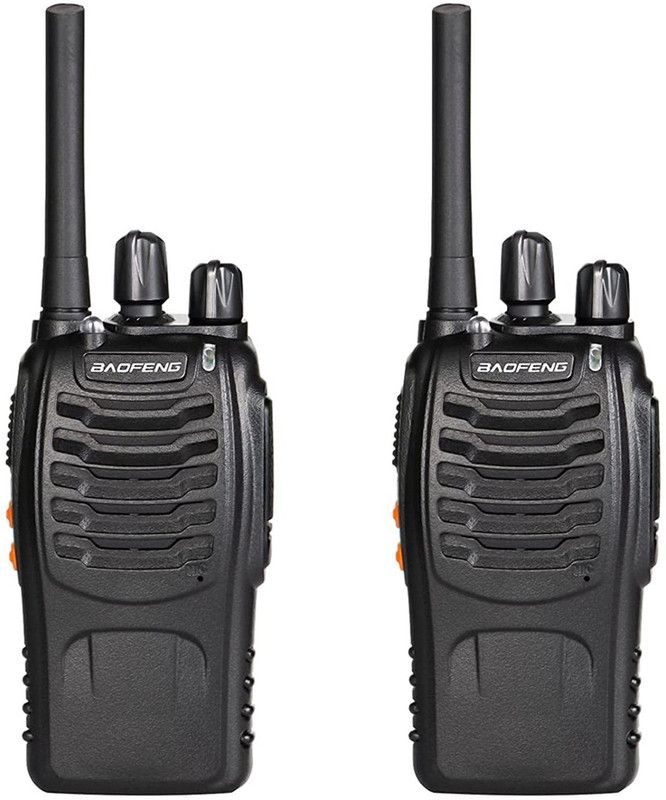 PTCMart Two Way Handheld Interphone Walkie Talkie Walkie Talkie  (Black)