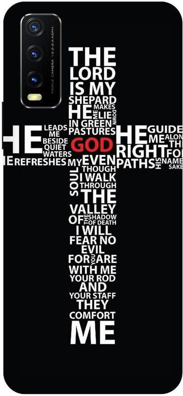 URCHIN Back Cover for Vivo Y20 jesus christ, Cross, Jesus cross, christian, Ishu Masiha, God  (Multicolor, Shock Proof, Pack of: 1)