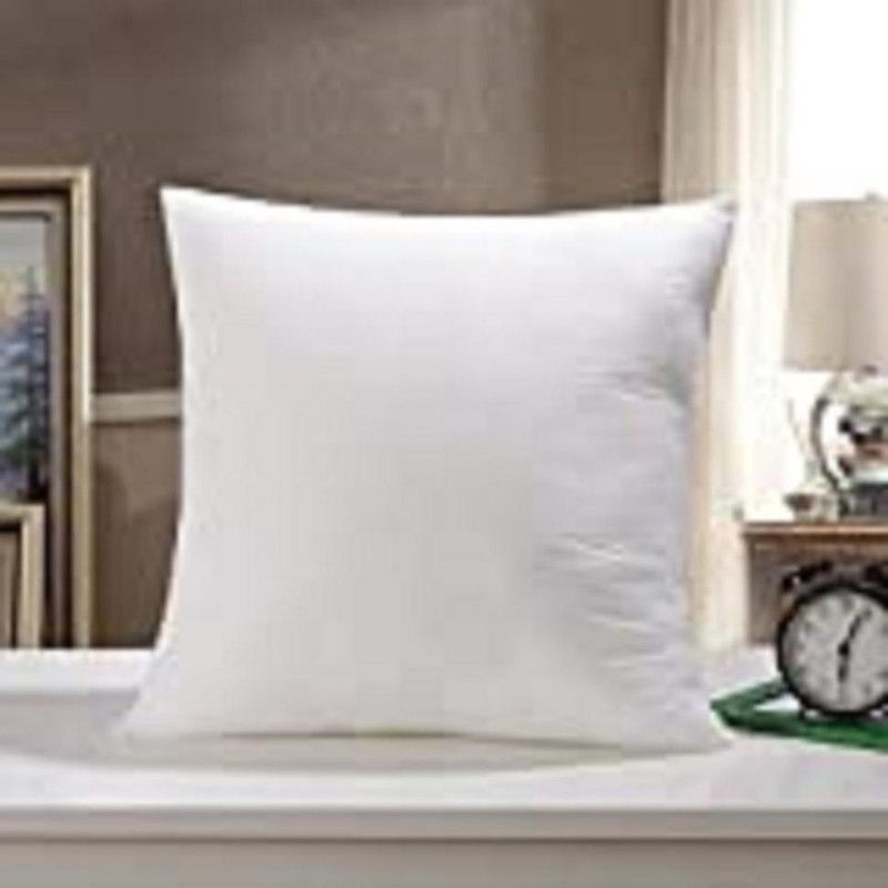 XYZSTARTEXTILES Cotton Solid Cushion Pack of 1  (White)
