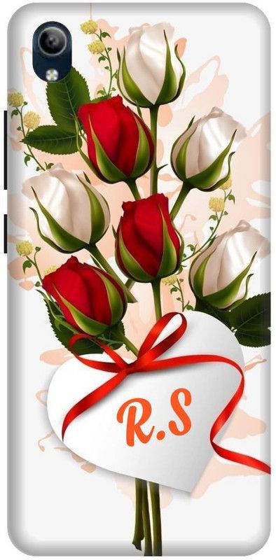 PHONE WALEY.COM Back Cover for VIVO Y90 , VIVO 1908 ,RS, R LOVES, S NAME, RS Love Printed  (White, Hard Case, Pack of: 1)
