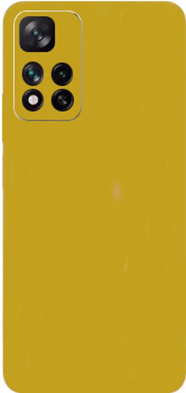 BUGGU Xiaomi 11i Hypercharge 5G Mobile Skin  (Ultra Super Golden Matte Skin With High Matte Finish.)