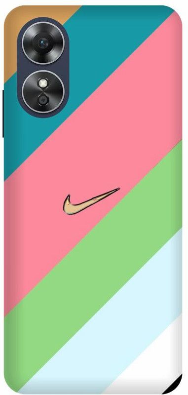 Dimora Back Cover for OPPO A17 ,NIKE LOGO EMBLEM JUSTDOIT SIGNSYMBOL  (Multicolor, Hard Case, Pack of: 1)