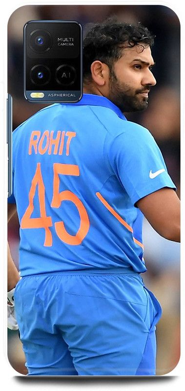 play fast Back Cover for Vivo Y21A, V2149 ROHIT, SHARMA, INDIAN, PLAYER, MUMBAI, INDIANS  (Blue, Hard Case)