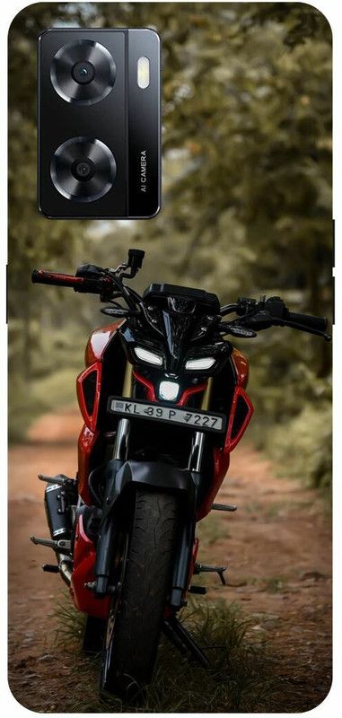 Dimora Back Cover for OPPO A 57e ,YAMAHA FZS BIKE FZSYAMAHA BIKE  (Multicolor, Hard Case, Pack of: 1)