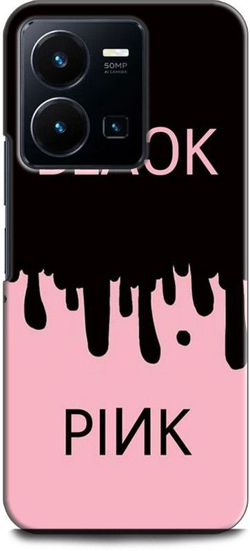 WallCraft Back Cover for Vivo Y35, V2205 BLACK, PINK, GIRLY, QUOTES, POSITIVE  (Multicolor, Dual Protection, Pack of: 1)