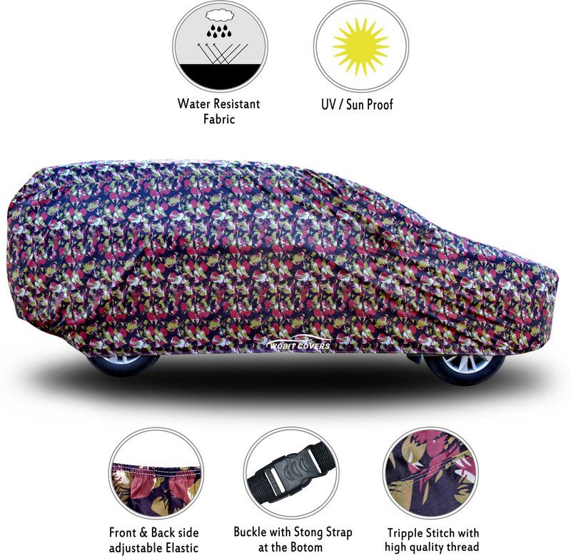 XAFO Car Cover For Chevrolet Enjoy (With Mirror Pockets)  (Multicolor)