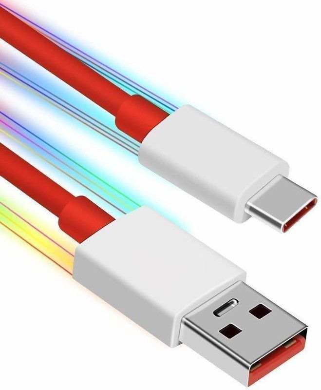 ASTOUND Type C 1.5 m Copper Braiding Fast Charging Cable All C Type Devices  (Compatible with Camera, Computer, Gaming Console, MP3 Player, Mobile, Smart Watch, TV, Tablet, Red, White, One Cable)
