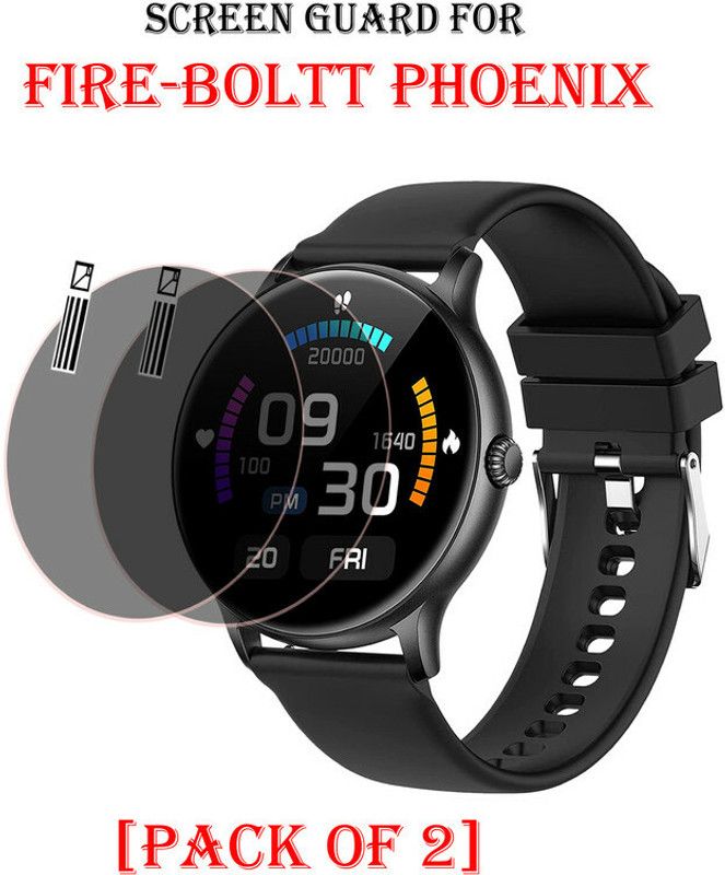 YCHROZE Edge To Edge Screen Guard for Fire Boltt Phoenix  (Pack of 2)