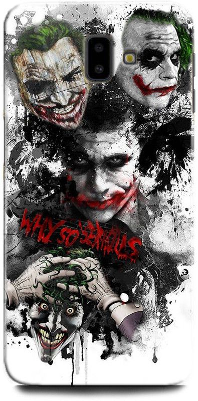 Afterglow Back Cover for SAMSUNG Galaxy J6 Plus JOKER, BATMAN, HEATH LEDGER JOKER, DARK KNIGHT, WHY SO SERIOUS  (Multicolor, Shock Proof, Pack of: 1)