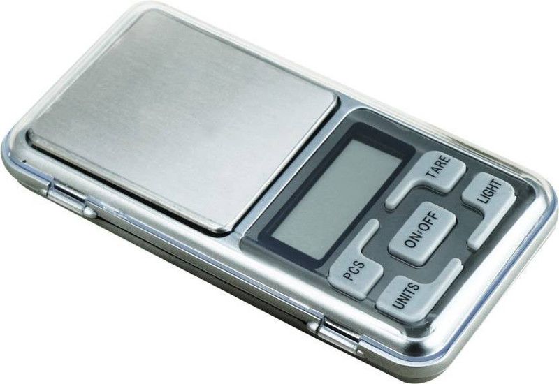 Mobfest Electronic Digital Pocket Scale Weighing Scale Upto 500G For Kitchen Weight, Jewellery  (Multicolor) Weighing Scale  (Silver)
