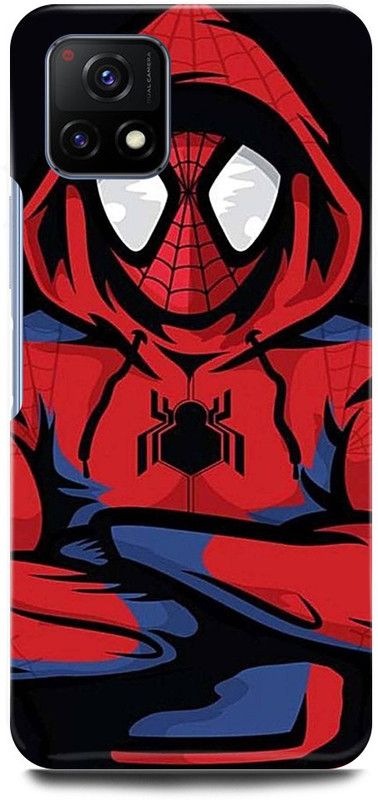 play fast Back Cover for Vivo Y72 5G, V2060 THE, AMAZING, SPIDERMAN, SPIDER  (Red, Hard Case)