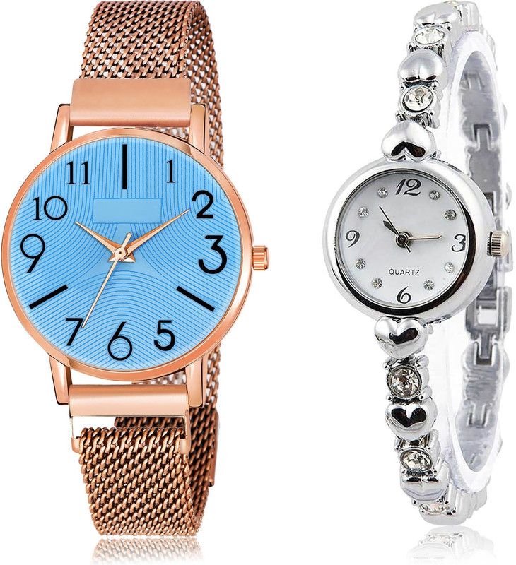 Analog Watch - For Women Modern 3D Design 2 Watch Combo For Women And Girls - GW61-G453