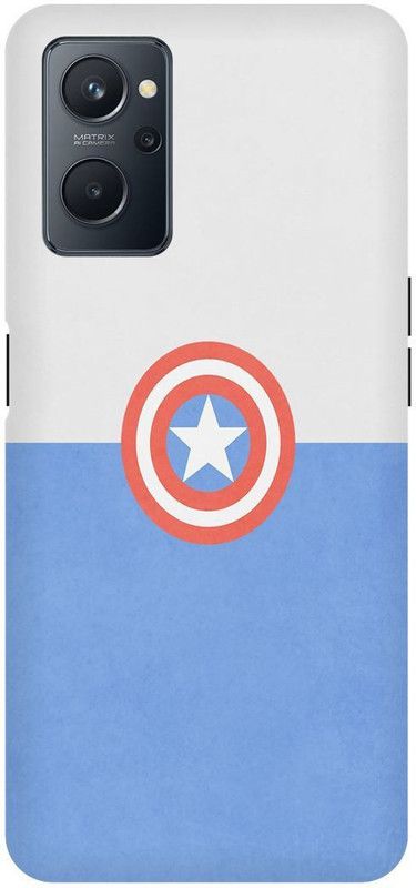 Zaplab Back Cover for OPPO K10, CPH2373 Captain America Printed Back cover  (Multicolor, Hard Case, Pack of: 1)