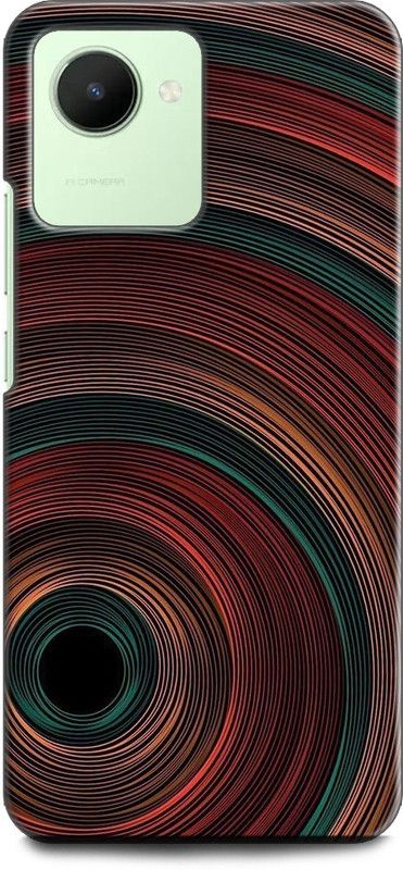 WallCraft Back Cover for Realme C30s, RMX3690 COLOURFUL, ABSTRACT ART, TEXTURE  (Multicolor, Dual Protection, Pack of: 1)