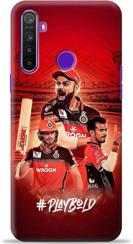 Loffar Back Cover for Realme 5s  (Red, Shock Proof, Pack of: 1)