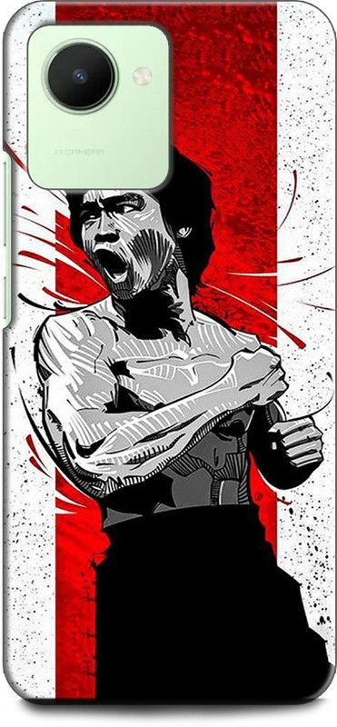 WallCraft Back Cover for Realme Narzo 50i Prime, RMX3506 BRUCE LEE, LEGEND, PIC ART, SUPERHERO  (Multicolor, Dual Protection, Pack of: 1)