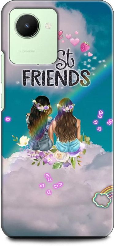 WallCraft Back Cover for Realme Narzo 50i Prime, RMX3506 FRIEND, BEST FRIENDS, FOREVER, GIRLS, TRU, SKY, LOVE  (Multicolor, Dual Protection, Pack of: 1)