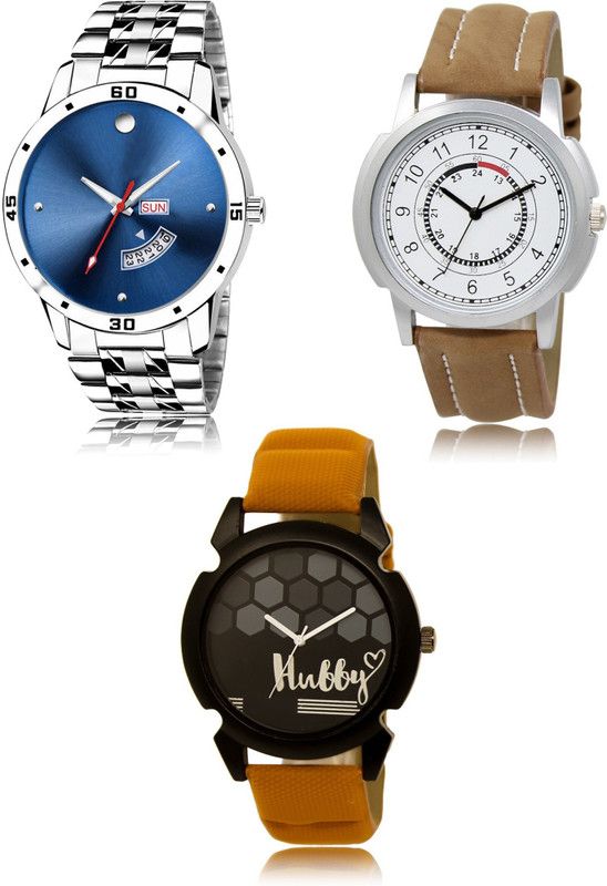 New latest Designer Combo of 3 Analog Watch - For Men LR105-LR17-LR32