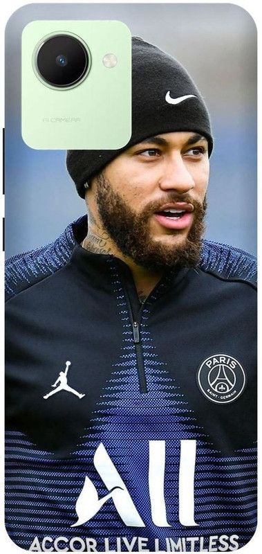 FRONK Back Cover for realme C30s, RMX3690, NEYMAR, JR, BARCELONA,FOOTBALL,JUNIOR,PSG,FRANCE  (Blue, Hard Case, Pack of: 1)