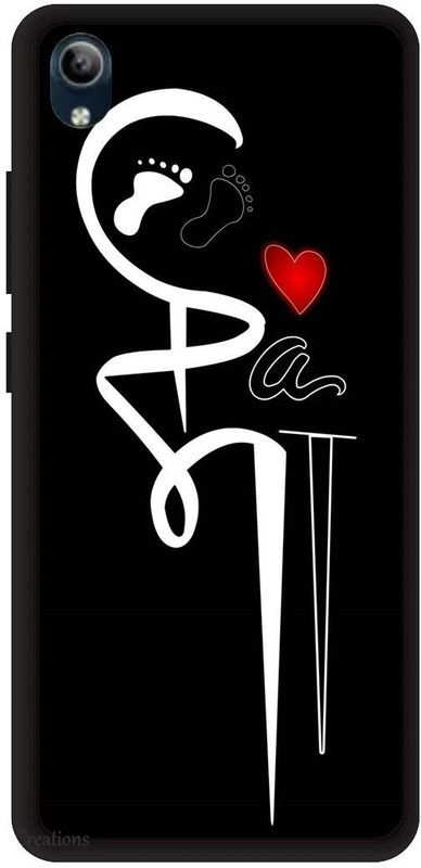 PHONE WALEY.COM Back Cover for VIVO Y91i , VIVO 1820 ,love Mom Dad Printed Back Cover  (Black, Hard Case, Pack of: 1)